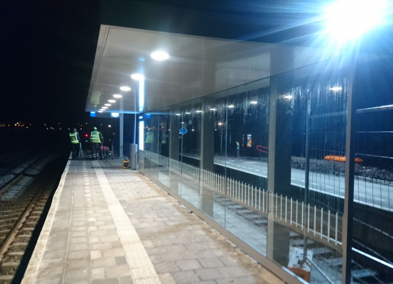 Koude nachten op station Appingedam